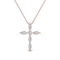 Thumbnail 9 - 1-carat-marquise-diamond-cross-pendant-in-rose-gold-FDPD10872ANGLE1-NL-RG