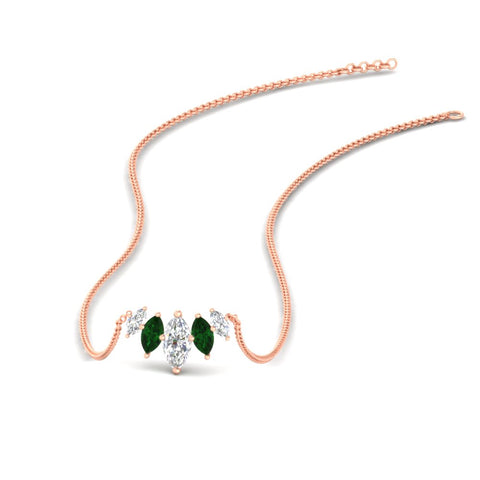 1-carat-marquise-graduating-diamond-pendant-with-emerald-in-FD-NK11130GEMGR-1.00CT-NL-RG