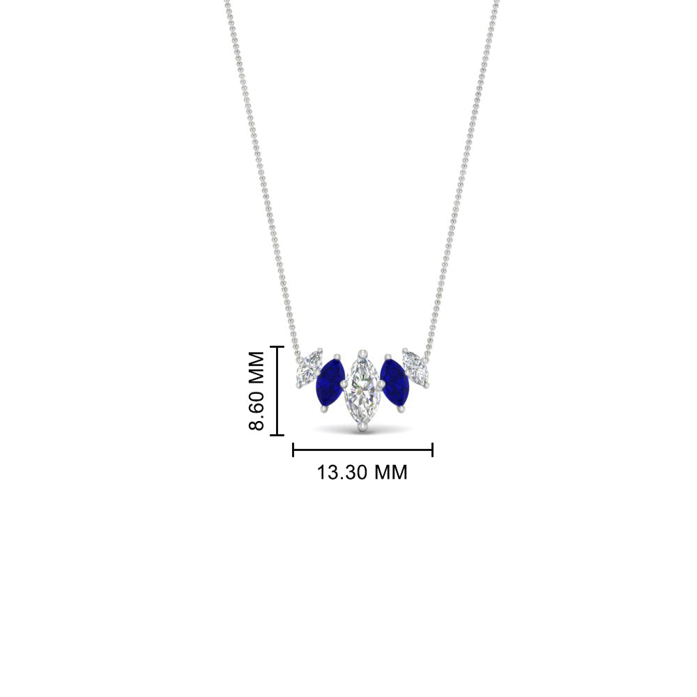 1-carat-marquise-graduating-diamond-pendant-with-sapphire-in-FD-NK11130GSABL-1.00CT-NL-WG