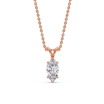Marquise Cut Solitaire Pendant