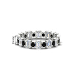 Load image into Gallery viewer, 1 Carat Mixed Shape Emerald And Round Diamond Eternity Band
