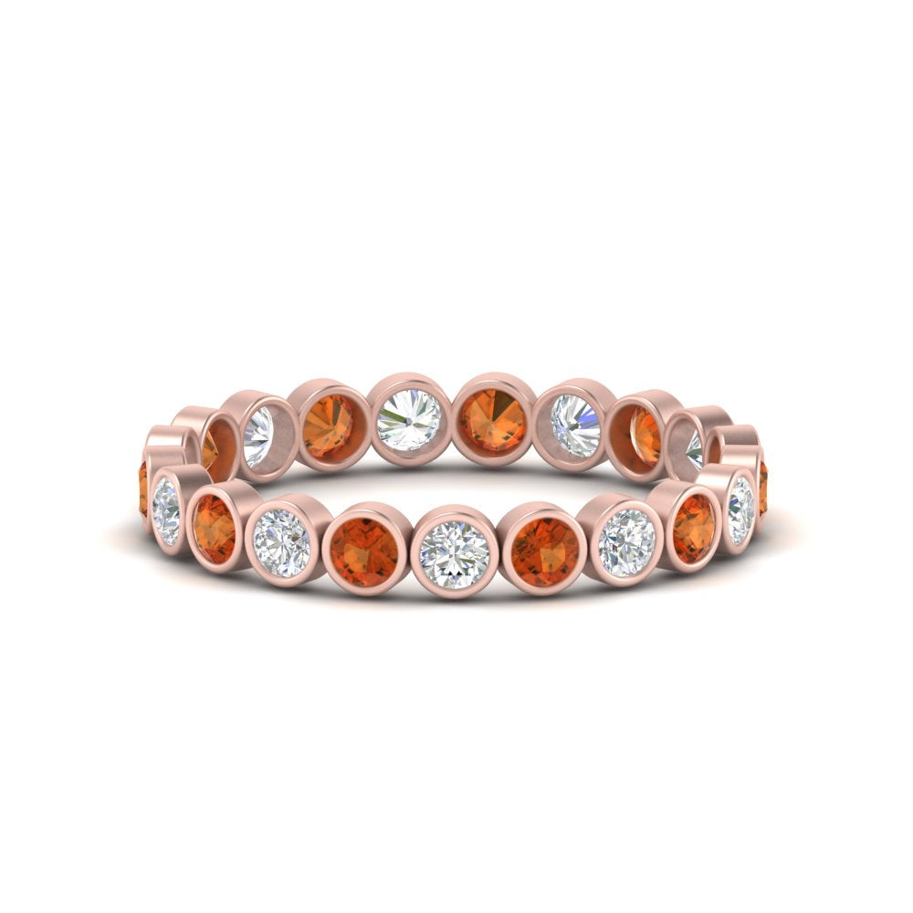 1-carat-orange-sapphire-bezel-eternity-ring-in-rose-gold-FDEWB10558-0.05CTGSAORANGLE3-NL-RG