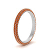 Load image into Gallery viewer, 1-carat-orange-sapphire-micro-pave-eternity-band-in-white-gold-FD-EWB9202GSAOR-NL-WG-GS