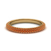 Load image into Gallery viewer, 1-carat-orange-sapphire-micro-pave-eternity-band-in-yellow-gold-FD-EWB9202GSAOR-NL-YG-GS