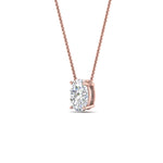 Load image into Gallery viewer, Oval 4 Prong Solitaire Pendant
