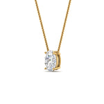 Load image into Gallery viewer, Oval 4 Prong Solitaire Pendant
