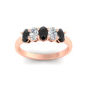 Thumbnail 28 - 1-carat-oval-shaped-black-diamond-5-stone-ring-in-rose-gold-fdwb8008ovblackangle5-1.00ct-nl-rg.jpg