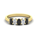 Thumbnail 86 - 1-carat-oval-shaped-black-diamond-5-stone-ring-in-yellow-gold-fdwb8008ovblacksleep-1.00ct-nl-yg.jpg