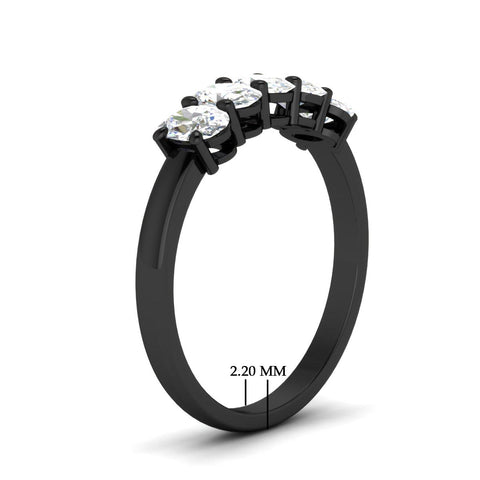1-carat-oval-shaped-diamond-5-stone-ring-in-black-gold-fdwb8008ovangle2-1.00ct-nl-bg