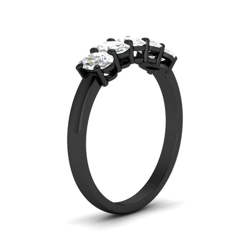 1-carat-oval-shaped-diamond-5-stone-ring-in-black-gold-fdwb8008ovangle2-1.00ct-nl-bg