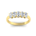 Thumbnail 63 - 1-carat-oval-shaped-diamond-5-stone-ring-in-yellow-gold-fdwb8008ovangle5-1.00ct-nl-yg.jpg