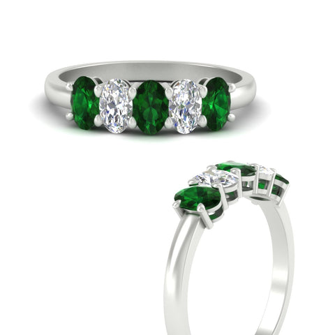 1-carat-oval-shaped-emerald-5-stone-ring-in-white-gold-fdwb8008ovgemgrangle3-1.00ct-nl-wg.jpg
