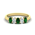 Thumbnail 76 - 1-carat-oval-shaped-emerald-5-stone-ring-in-yellow-gold-fdwb8008ovgemgrsleep-1.00ct-nl-yg.jpg