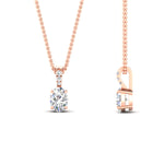 Load image into Gallery viewer, 1-carat-oval-shaped-pave-diamond-bail-pendant-in-rose-gold-fdpd11636ovangle2-7.5X5.5mm-nl-rg.jpg?v=1769514559