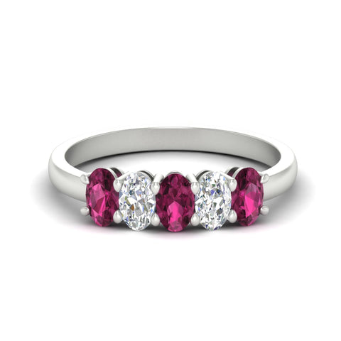 1-carat-oval-shaped-pink-sapphire-5-stone-ring-in-white-gold-fdwb8008ovgsadrpisleep-1.00ct-nl-wg.jpg