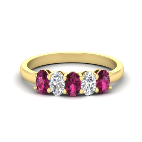 1-carat-oval-shaped-pink-sapphire-5-stone-ring-in-yellow-gold-fdwb8008ovgsadrpisleep-1.00ct-nl-yg.jpg