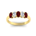 Thumbnail 83 - 1-carat-oval-shaped-ruby-5-stone-ring-in-yellow-gold-fdwb8008ovgrudrangle5-1.00ct-nl-yg.jpg
