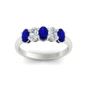 Thumbnail 38 - 1-carat-oval-shaped-sapphire-5-stone-ring-in-white-gold-fdwb8008ovgsablangle5-1.00ct-nl-wg.jpg