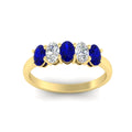 Thumbnail 68 - 1-carat-oval-shaped-sapphire-5-stone-ring-in-yellow-gold-fdwb8008ovgsablangle5-1.00ct-nl-yg.jpg