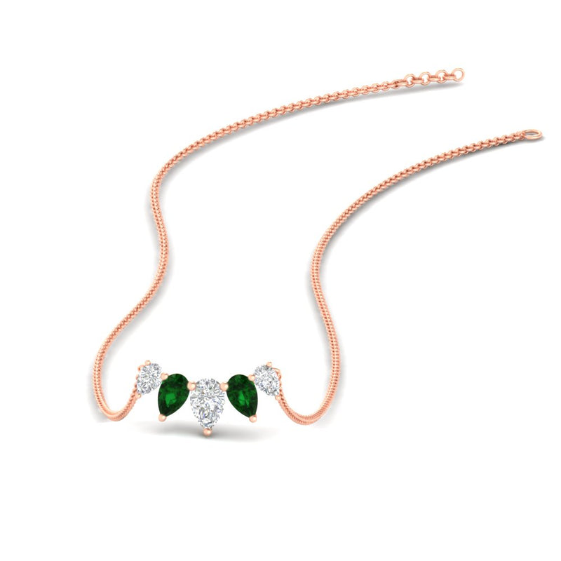 1-carat-pear-5-diamond-pendant-necklace-with-emerald-in-rose-gold-FD-PD11130PE-1.00CT-GEMGR-NL-RG