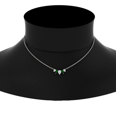 1-carat-pear-5-diamond-pendant-necklace-with-emerald-in-white-gold-FD-PD11130PE-1.00CT-GEMGRNECK-NL-WG