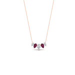Load image into Gallery viewer, 1-carat-pear-5-diamond-pendant-necklace-with-pink-sapphire-in- FD-PD11130PE-1.00CT-GSADRPI-NL-RG
