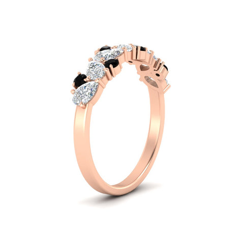 1-carat-pear-and-round-black-diamond-half-eternity-wedding-band-in-rose-gold-FD9174BGBLACKANGLE2-1.00CT-NL-RG