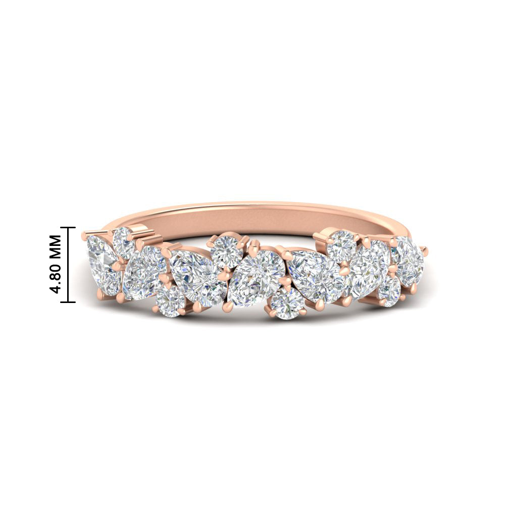 1-carat-pear-and-round-diamond-half-eternity-wedding-band-in-rose-gold-FD9174B-1.00CT-NL-RG-HW