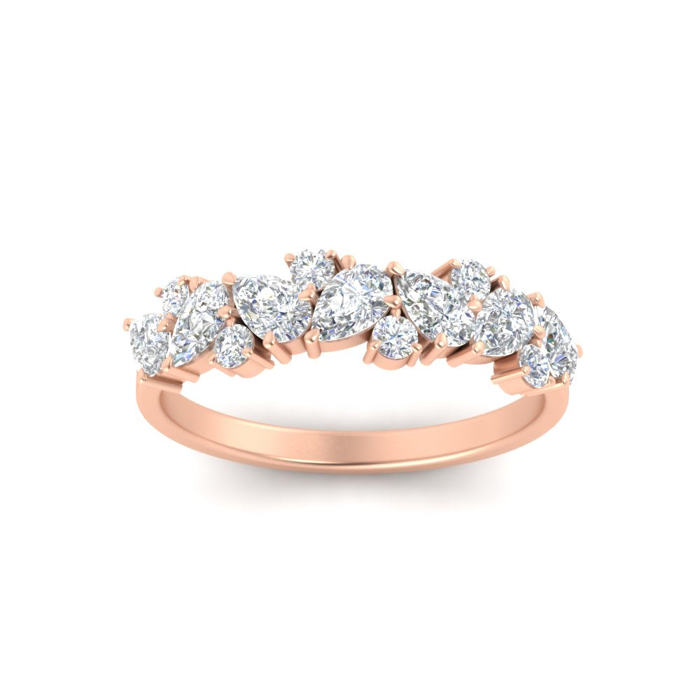 1-carat-pear-and-round-diamond-half-eternity-wedding-band-in-rose-gold-FD9174BANGLE5-1.00CT-NL-RG