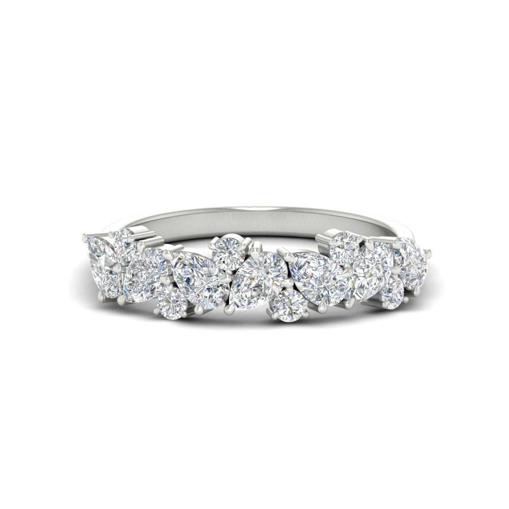 1-carat-pear-and-round-diamond-half-eternity-wedding-band-in-white-gold-FD9174B-1.00CT-NL-WG