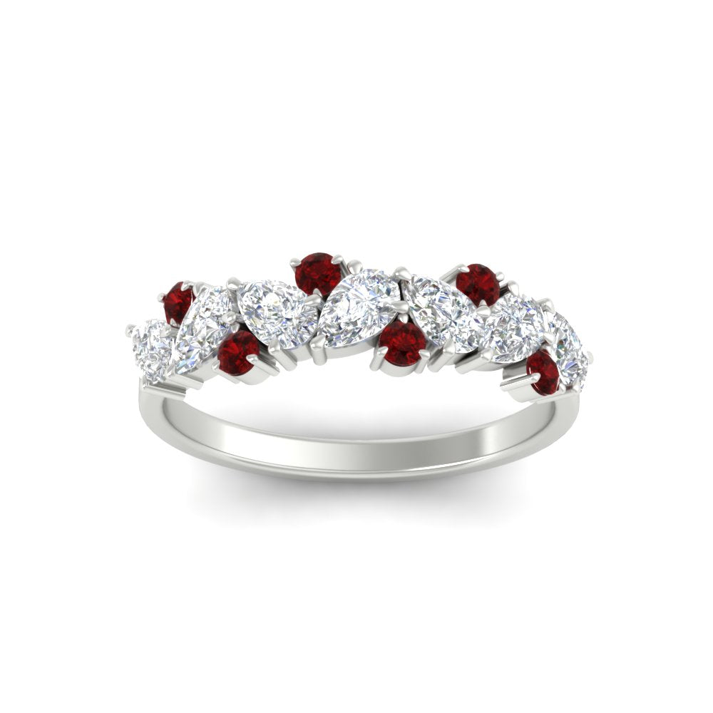 1-carat-pear-and-round-ruby-half-eternity-wedding-band-in-white-gold-FD9174BGRUDRANGLE5-1.00CT-NL-WG