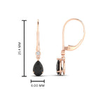 Load image into Gallery viewer, 1-carat-pear-drop-leverback-black-onyx-earrings-in-rose-gold-FDEAR11124GBLACK-0.83CT-NL-RG.jpg
