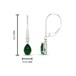 Load image into Gallery viewer, 1-carat-pear-drop-leverback-emerald-earrings-in-white-gold-FDEAR11124GEMGR-0.83CT-NL-WG.jpg
