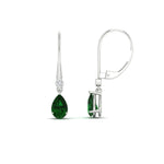 Load image into Gallery viewer, 1-carat-pear-drop-leverback-emerald-earrings-in-white-gold-FDEAR11124GEMGR-0.83CT-NL-WG.jpg
