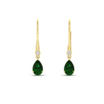 Load image into Gallery viewer, 1-carat-pear-drop-leverback-emerald-earrings-in-yellow-gold-FDEAR11124GEMGR-0.83CT-NL-YG.jpg
