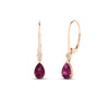 Load image into Gallery viewer, 1-carat-pear-drop-leverback-pink-sapphire-earrings-in-rose-gold-FDEAR11124GSADRPI-0.83CT-NL-RG.jpg