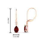 Load image into Gallery viewer, 1-carat-pear-drop-leverback-ruby-earrings-in-rose-gold-FDEAR11124GRUDR-0.83CT-NL-RG.jpg
