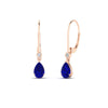 Load image into Gallery viewer, 1-carat-pear-drop-leverback-sapphire-earrings-in-rose-gold-FDEAR11124GSABL-0.83CT-NL-RG.jpg