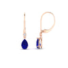 Load image into Gallery viewer, 1-carat-pear-drop-leverback-sapphire-earrings-in-rose-gold-FDEAR11124GSABL-0.83CT-NL-RG.jpg