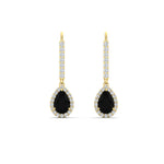 Load image into Gallery viewer, 1-carat-pear-shape-black-diamond-halo-lever-back-earrings-in-yellow-gold-FDEAR-11235PEGBLACKANGLE1-1.00CT-NL-YG.jpg
