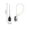 Load image into Gallery viewer, 1-carat-pear-shape-black-diamond-lever-back-drops-earrings-in-white-gold-FDEAR11236PEGBLACK-1.00CT-NL-WG.jpg