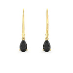 Load image into Gallery viewer, 1-carat-pear-shape-black-diamond-lever-back-drops-earrings-in-yellow-gold-FDEAR11236PEGBLACK-1.00CT-NL-YG.jpg
