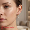 Load image into Gallery viewer, 1-carat-pear-shape-diamond-lever-back-drop-earrings-in-yellow-gold-FDEAR11236PE-model