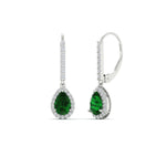 Load image into Gallery viewer, 1-carat-pear-shape-emerald-halo-diamond-lever-back-earrings-in-white-gold-FDEAR-11235PEGEMGRANGLE1-1.00CT-NL-WG.jpg
