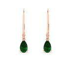 Load image into Gallery viewer, 1-carat-pear-shape-emerald-lever-back-drops-earrings-in-rose-gold-FDEAR11236PEGEMGR-1.00CT-NL-RG.jpg
