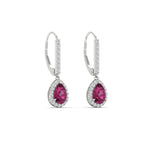 Load image into Gallery viewer, 1-carat-pear-shape-pink-sapphire-halo-diamond-lever-back-earrings-in-white-gold-FDEAR-11235PEGSADRPIANGLE1-1.00CT-NL-WG.jpg
