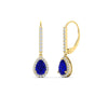 Load image into Gallery viewer, 1-carat-pear-shape-sapphire-halo-diamond-lever-back-earrings-in-yellow-gold-FDEAR-11235PEGSABLANGLE1-1.00CT-NL-YG.jpg