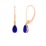 Load image into Gallery viewer, 1-carat-pear-shape-sapphire-lever-back-drops-earrings-in-rose-gold-FDEAR11236PEGSABL-1.00CT-NL-RG.jpg
