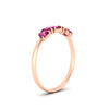 Load image into Gallery viewer, 1-carat-pink-sapphire-heart-shape-five-stone-wedding-ring-in-rose-gold-FD9600HTBGSADRPIANGLE2-1.00CT-NL-RG