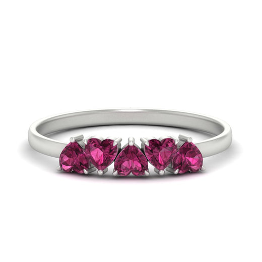 1-carat-pink-sapphire-heart-shape-five-stone-wedding-ring-in-white-gold-FD9600HTBGSADRPI-1.00CT-NL-WG